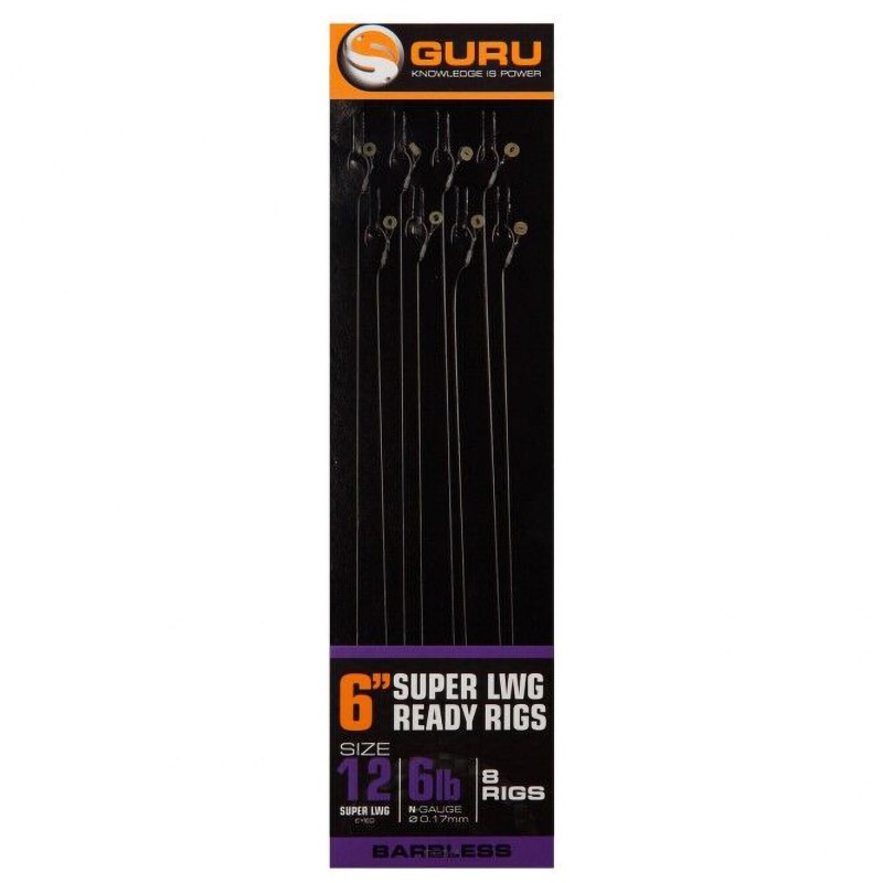 Przypony Guru Super LWG Bandet Ready Rigs 15cm 0,11mm - 20