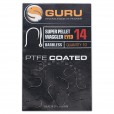 Haczyki Guru Super Pellet Waggler Eyed Barbless - 16