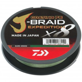 Plecionka Daiwa J-Braid Expedition X8E 0,06mm 150m Dark Green