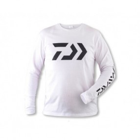 Bluza z długiem rękawem (Long sleeve) Daiwa D-VEC LS Shirt White - M