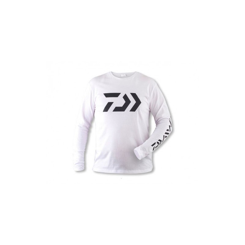 Bluza z długiem rękawem (Long sleeve) Daiwa D-VEC LS Shirt White - M