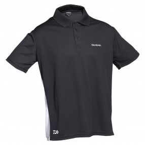 Koszulka Polo Daiwa D-VEC Polo T-shirt Black - L