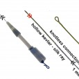 Gotowy Leader ze Strzałówką PB Products R2G Kevlar/SR Leadclip Knotless Leader 10m + 1m Weed