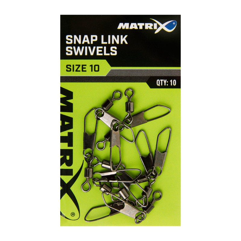 Agrafka Z Krętlikiem Matrix Snap Link Swivels - 16