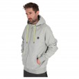 Bluza Matrix Full Zip Hoody Grey/Lime - Small