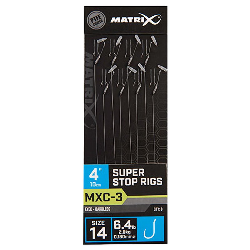 Przypony Matrix MXC-3 Super Stop Rigs 10cm - 14