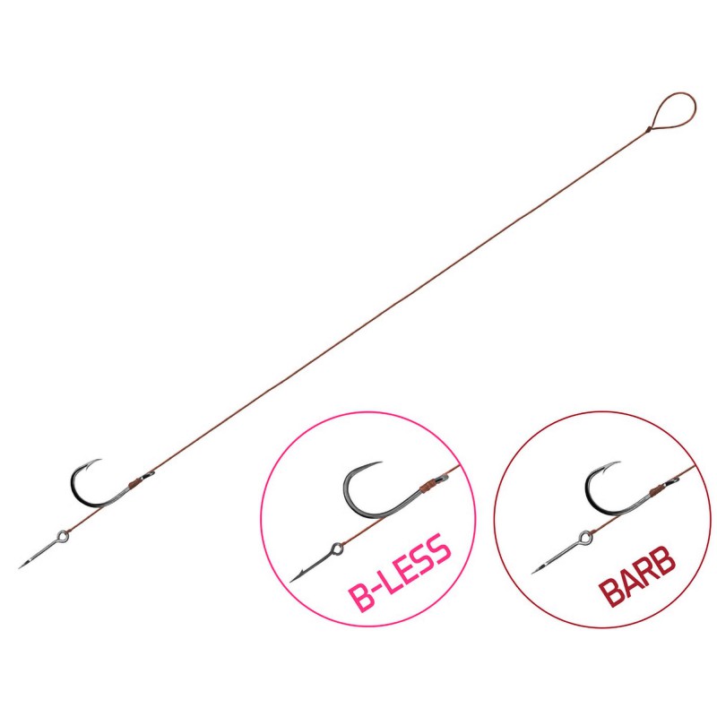 Gotowy Przypon Delphin Sting Z Zadziorem - 12cm / 0,10mm / BARB #6 / Sting 7mm