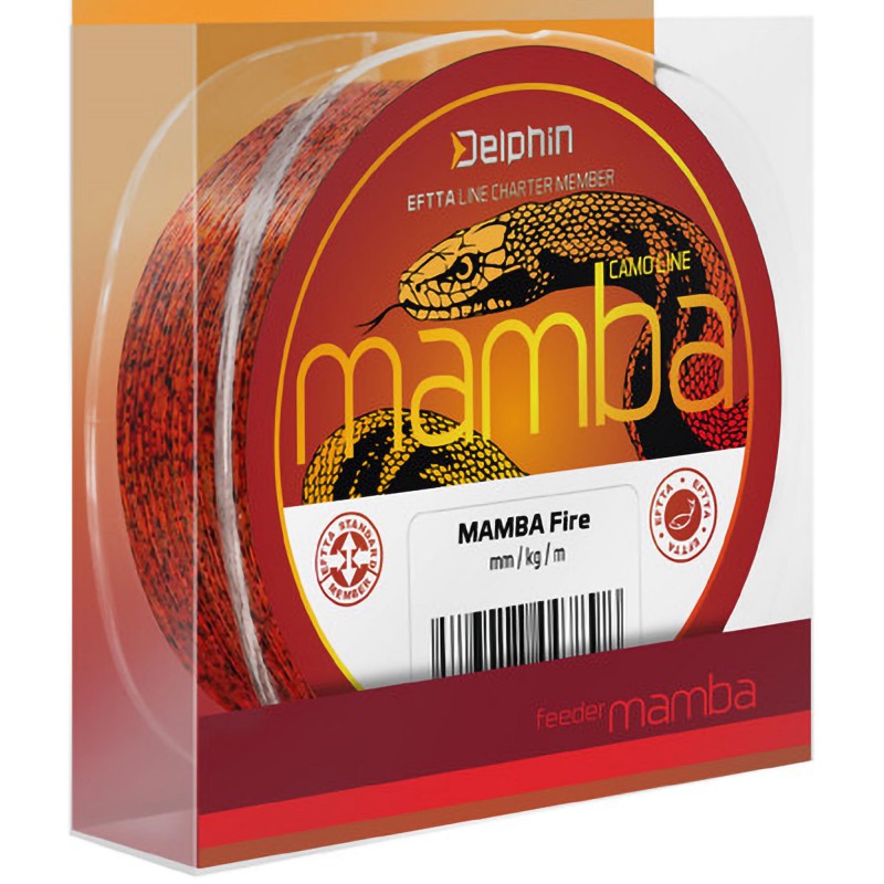 Żyłka Delphin MAMBA Feeder / Fire 0,20mm 200m