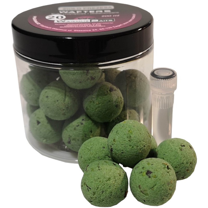 Kulki Warmuz Baits Zioło Prezesa Wafters 20mm + Dopalacz