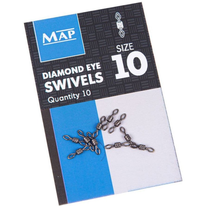 Krętlik MAP Diamond Eye Swivels - 10