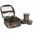 Pokrowiec Z Pojemnikami Fox Camolite 6 Pot Hookbait Case