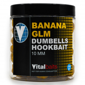 Kulki Vital Baits Banana GLM Dumbells 10mm