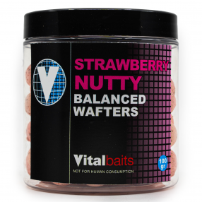 Kulki Vital Baits Strawberry Nutty Wafters 14mm