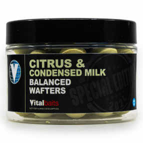 Kulki Vital Baits Citrus & Cond. Milk Wafters 18mm Green