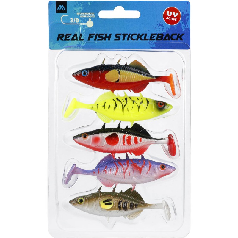 Przynęta Mikado Real Fish Stickleback 5cm / Mix - Op.5szt