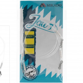 Przypon Fluorocarbonowy Mikado Jaws Light 35cm/8kg - Op.2szt