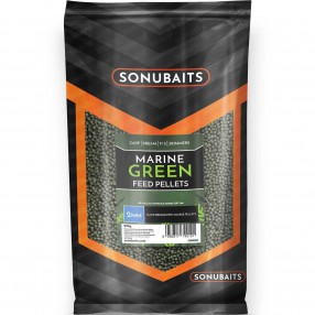 Pellet Sonubaits Marine Green Feed Pellets 8mm 900g