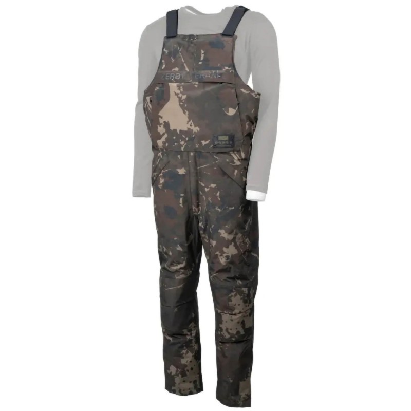 Spodnie/ Ogrodniczki Nash Zero Tolerance Helluva Waterproof Bib and Brace Camo - XXL