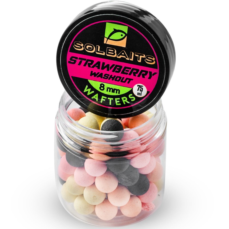 Wafters Solbaits Strawberry Washout Mix 8mm 50ml