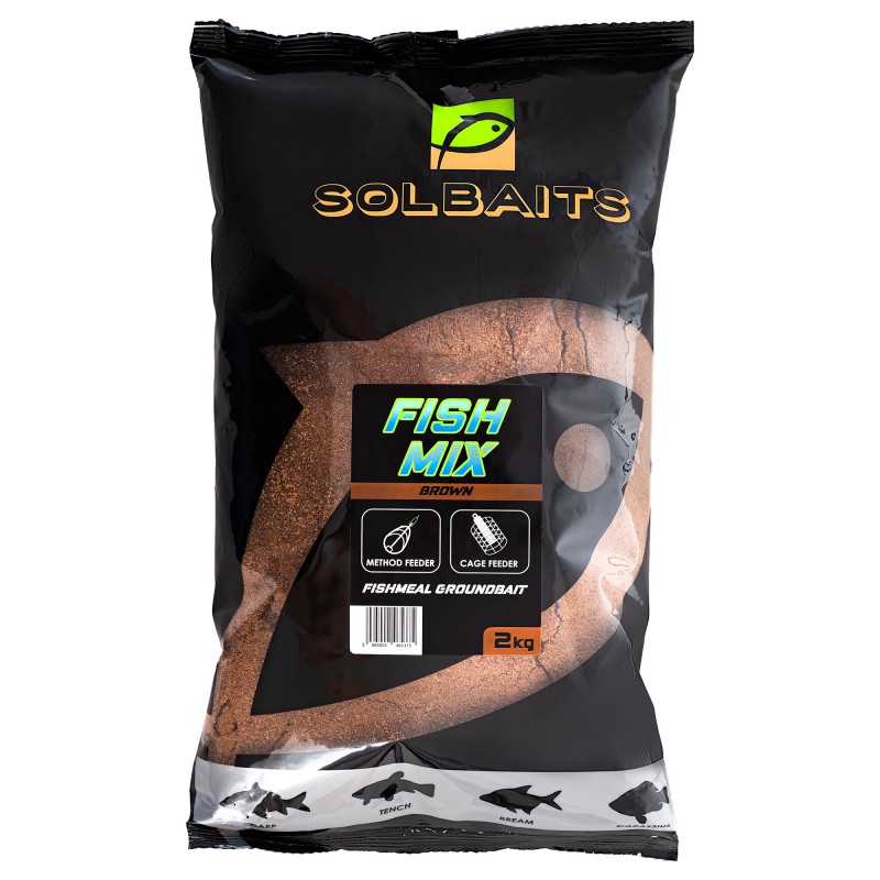 Zanęta Solbaits Fish Mix Brown 2kg