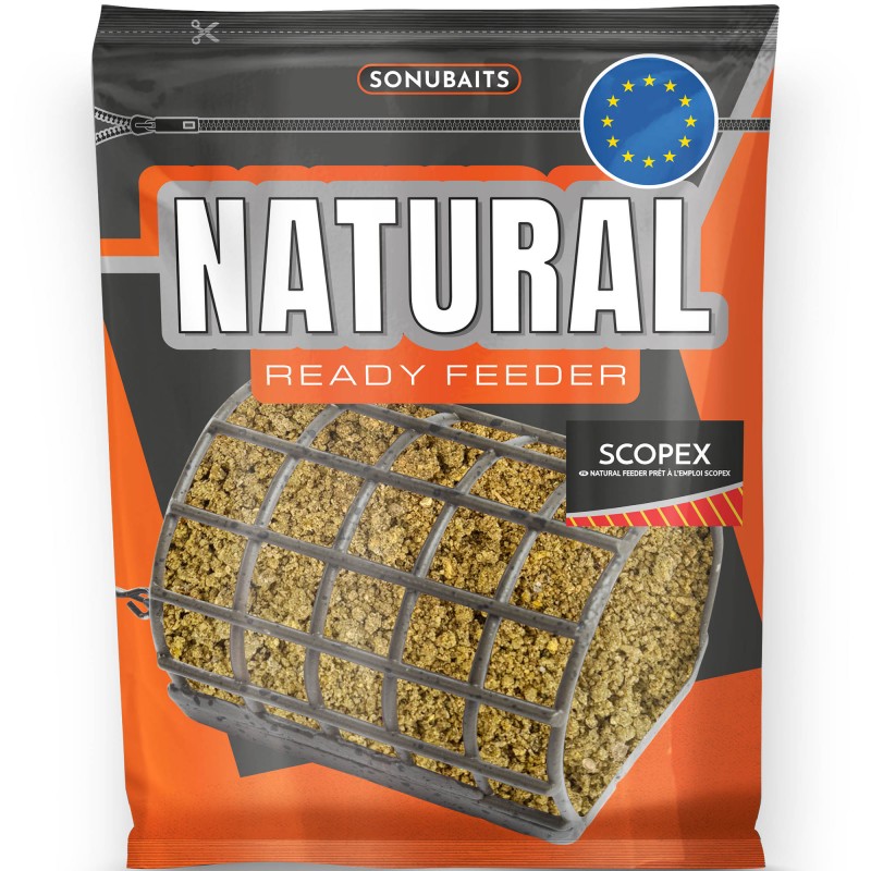 Zanęta Sonubaits Natural Ready Feeder Scopex 750g