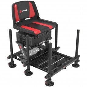 Kosz Wędkarski Z Siedziskiem Nytro SLS36R Station With Swivel Seat 360