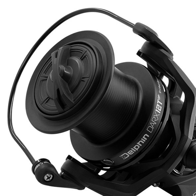 Kołowrotek Delphin DARX 12T + Żyłka Delphin Tokyo Orange 0,33mm