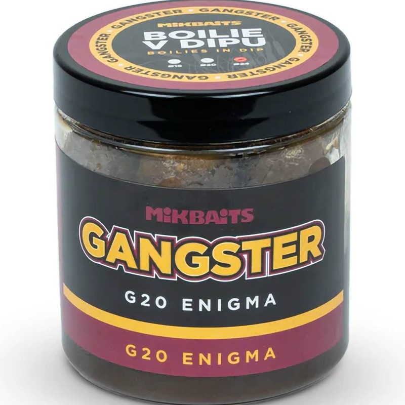 Kulki Mikbaits Gangster boilies In Dip G20 Enigma 16mm 250ml 