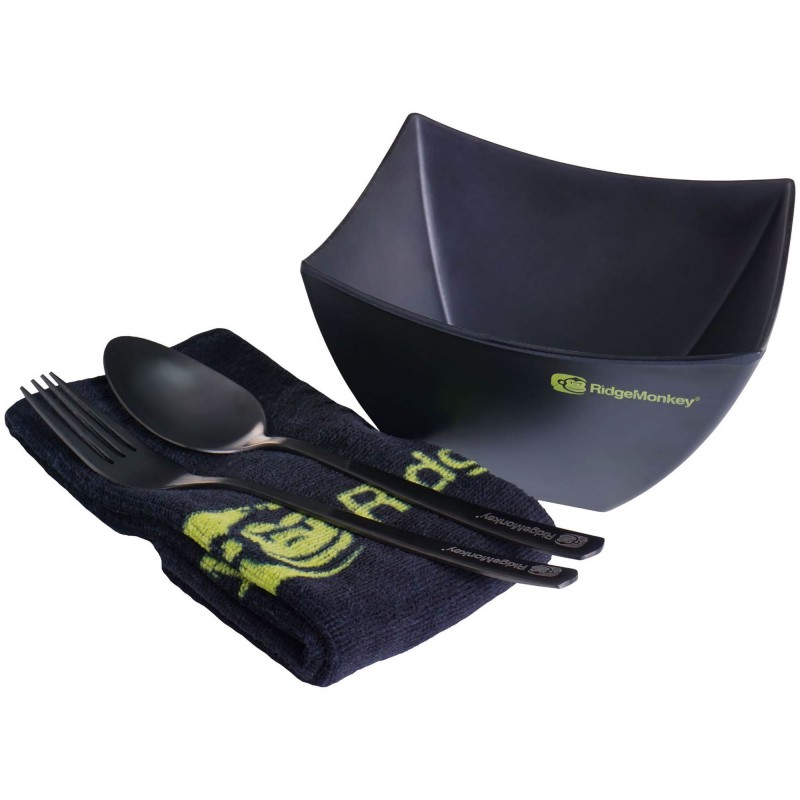 Zestaw Obiadowy RidgeMonkey SQ DLX Bowl Set