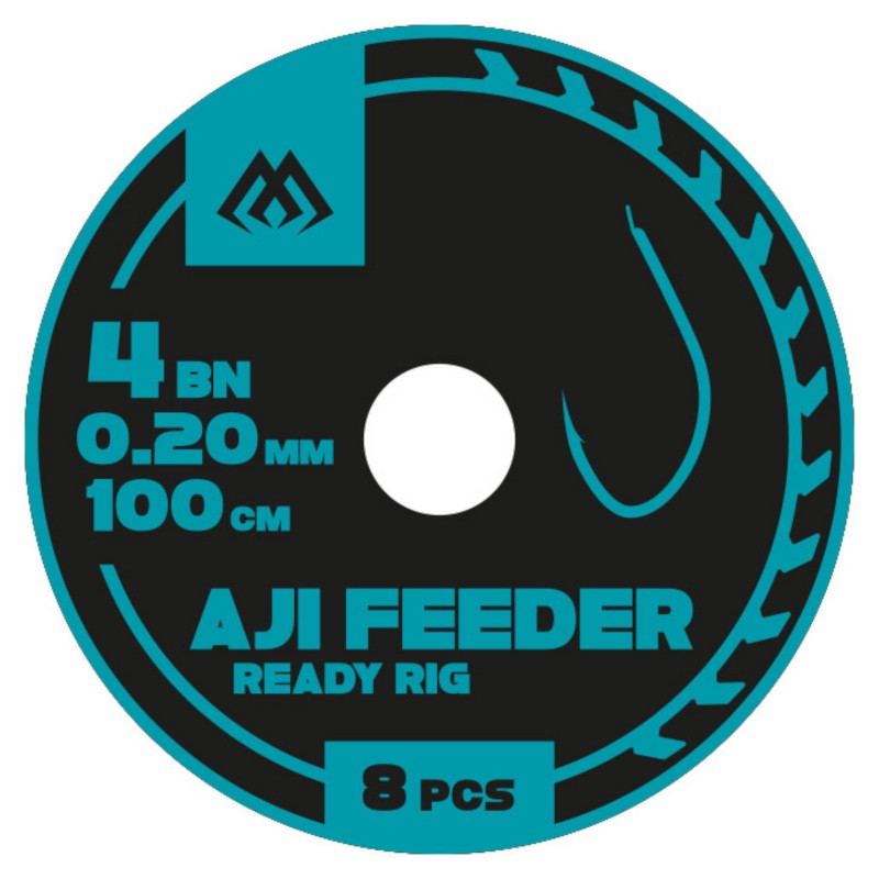 Przypony Wiązane Mikado AJI Feeder - 12BN/0.14mm/100cm