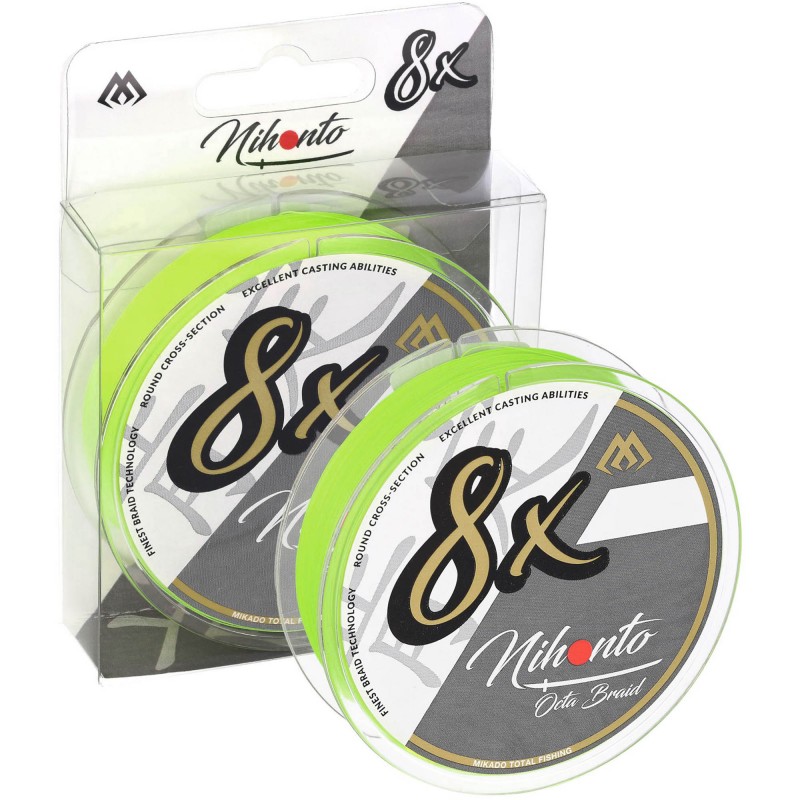 Plecionka Mikado Nihonto Octa Braid - 0.16mm/12.9kg/300m - Fluo