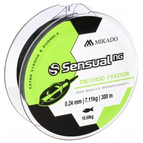 Żyłka Mikado Sensual N.g. Method Feeder 0.26mm/12kg/300m - Czarna