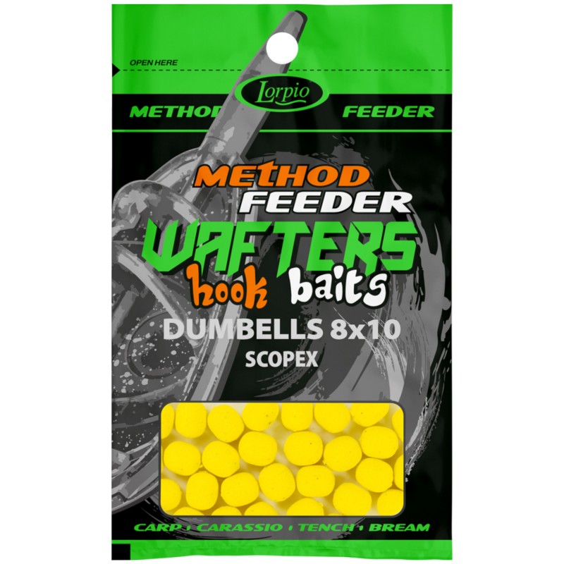 Kulki Lorpio Hook Baits Wafters Dumbells 8x10mm Scopex 15g