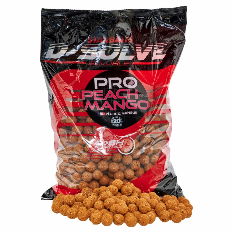 Kulki Starbaits Pro Peach & Mango D-solve 20mm 2,5kg