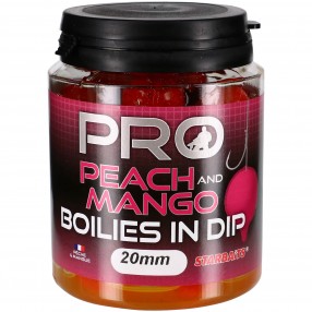 Kulki Starbaits W Dipie Pro Boilies Peach Mango 20mm 150g