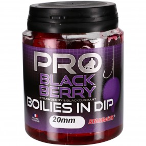 Kulki Starbaits W Dipie Pro Boilies Black Berry 20mm 150g