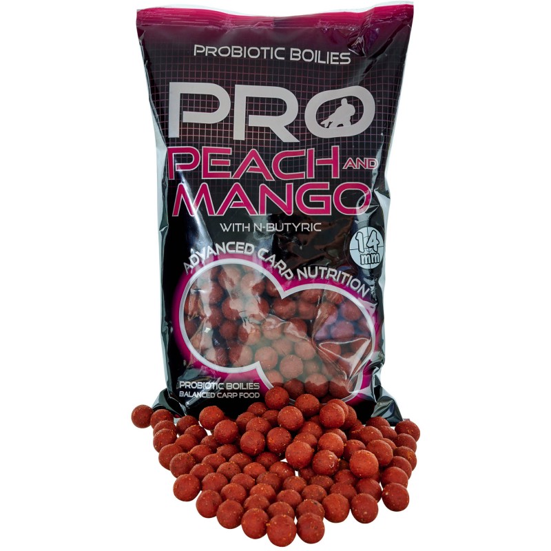 Kulki Starbaits Pro Peach & Mango 14mm 800g