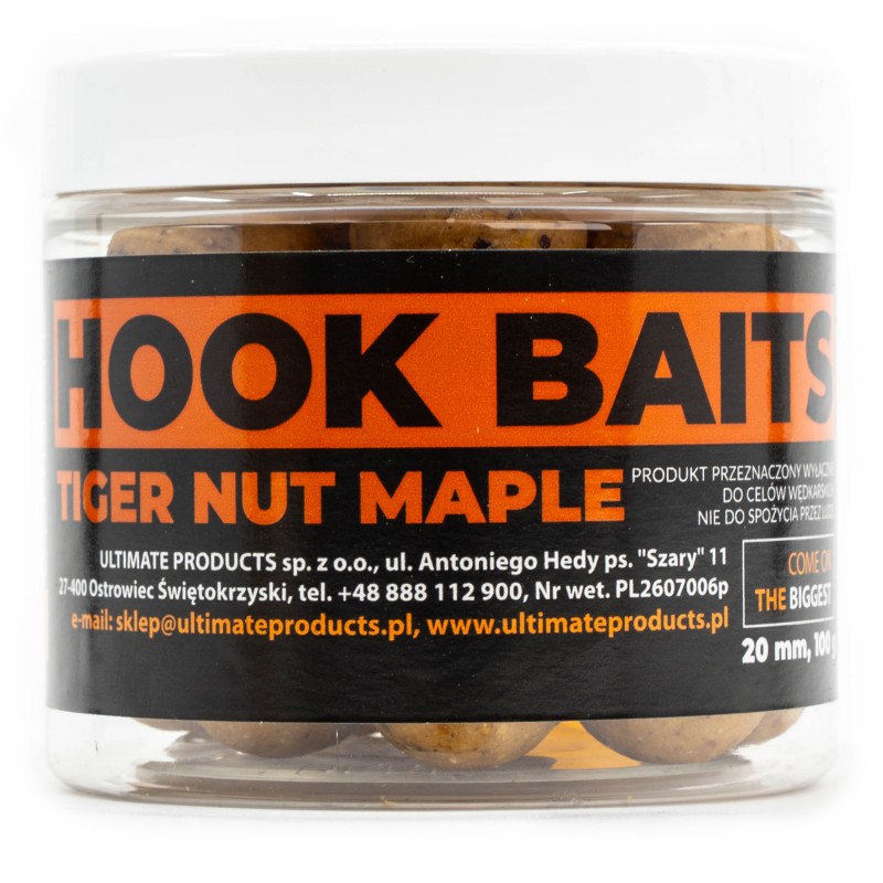 Kulki Haczykowe Ultimate Products Tiger Nut & Maple 20mm