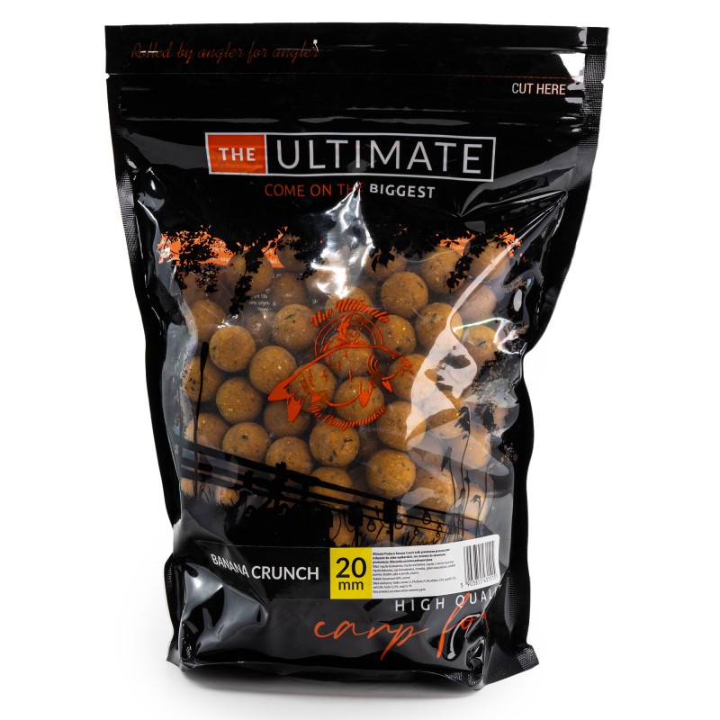 Kulki Zanętowe Ultimate Products Banana Crunch 20mm 1kg