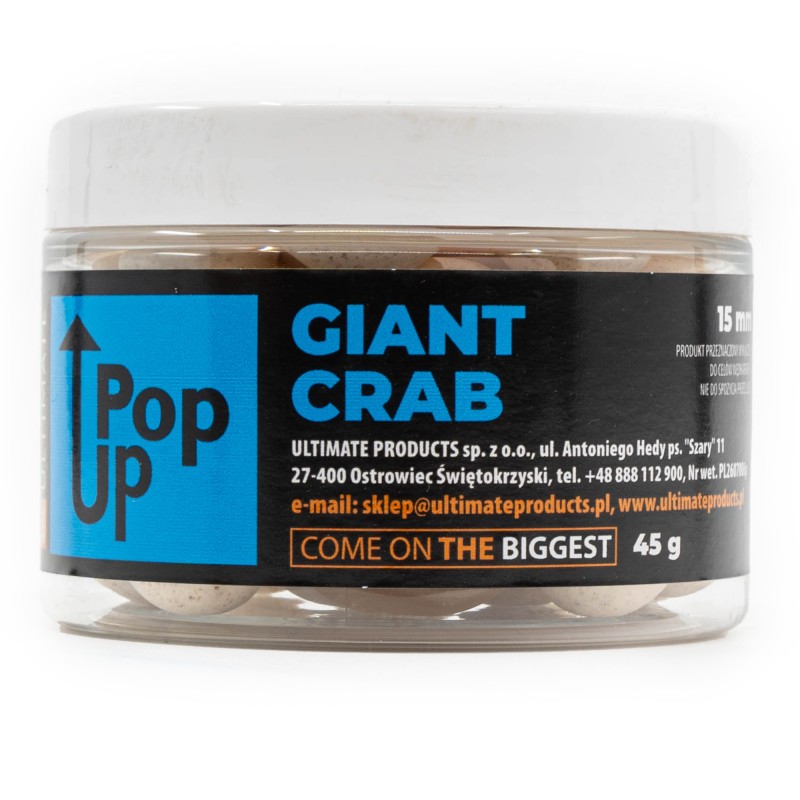 Kulki Pop Up Ultimate Products Giant Crab 15mm 