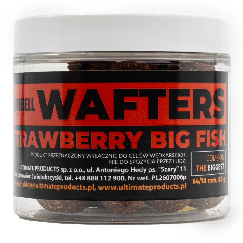 Dumbellsy Wafters Ultimate Products Strawberry Big Fish 14/18mm