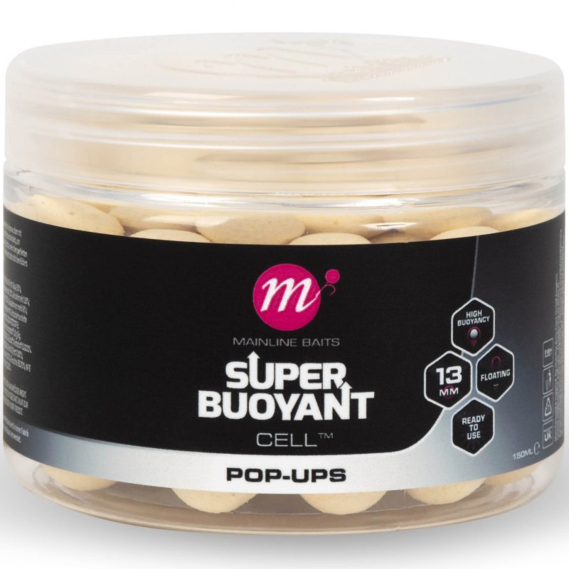 Kulki Mainline Cell Super Buoyant Pop-Ups 13mm White