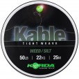 Leadcore Korda Kabel Tight Weave 25m Weed 