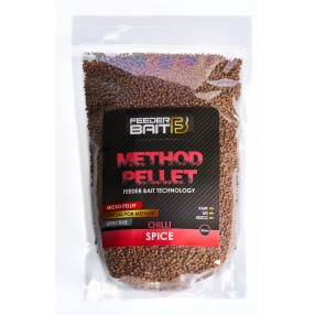 Pellets  Feeder Bait  Spice Chili 2mm. FB11-2