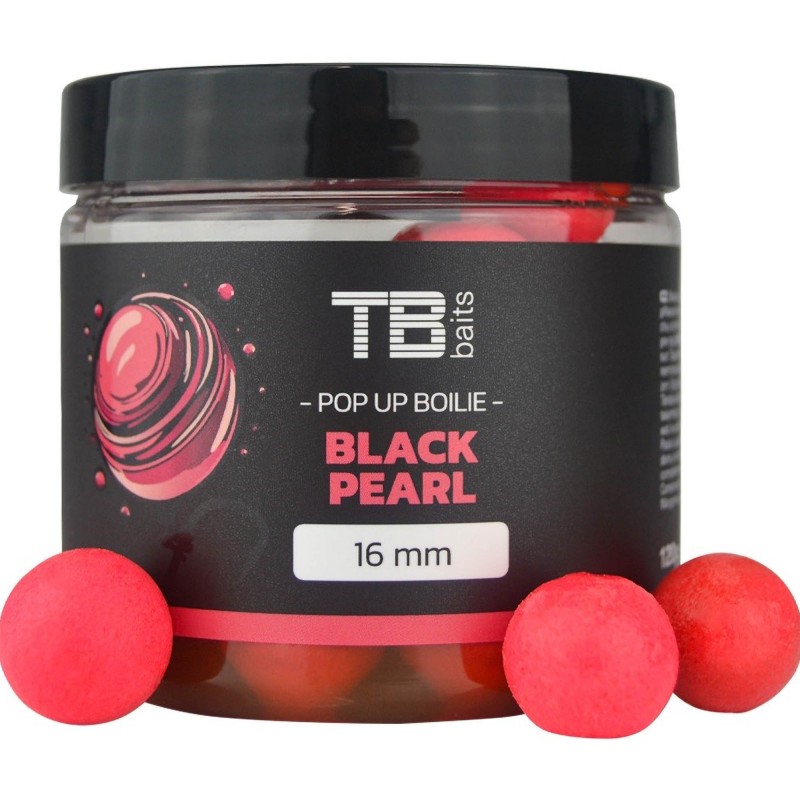 Kulki W Dipie TB Baits/ Blazek Floating Pop-Up Pink Black Pearl + NHDC 65g 12mm