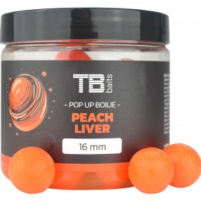 Kulki W Dipie TB Baits/ Blazek Floating Pop-Up Orange Peach Liver + NHDC 65g 16mm