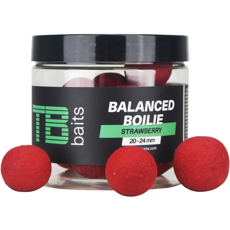 Kulki TB Baits/ Blazek Balanced + Atractor Strawberry 20-24mm