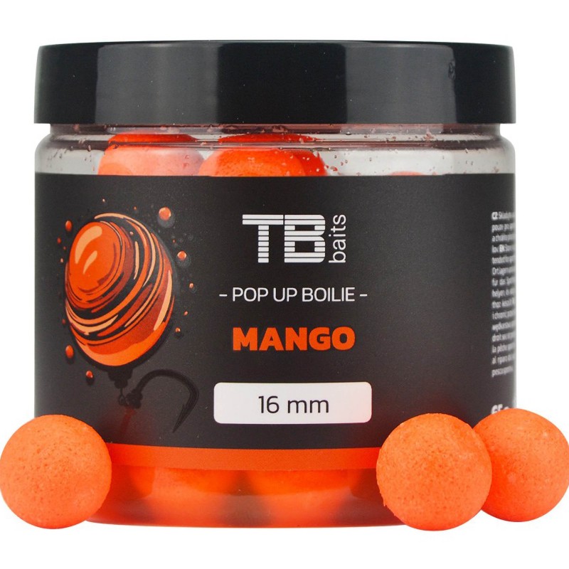 Kulki W Dipie TB Baits/ Blazek Floating Pop-Up Mango + NHDC 65g 16mm