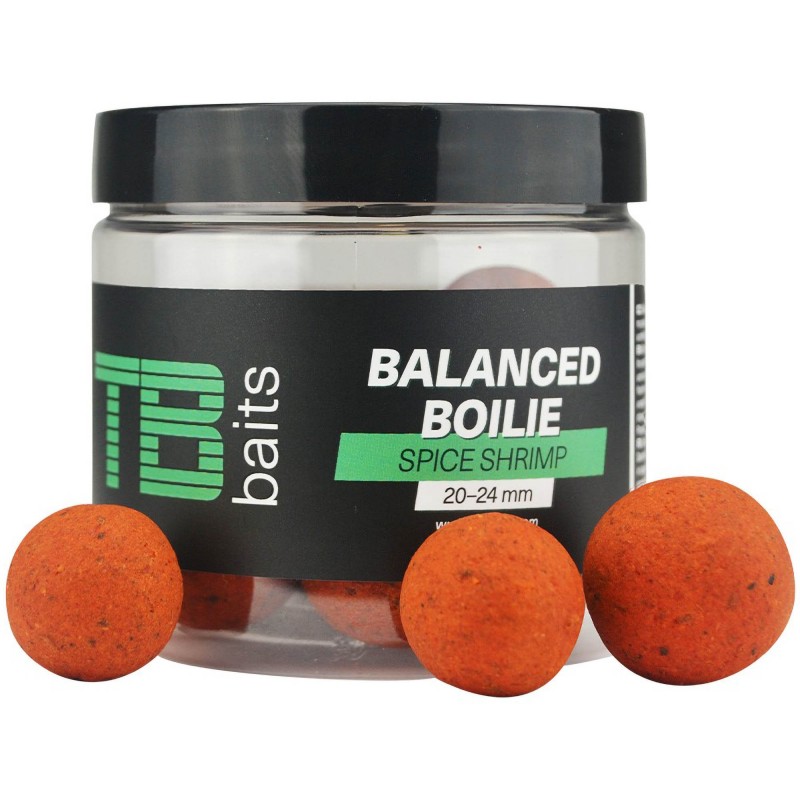 Kulki TB Baits/ Blazek Balanced + Atraktor Spice Shrimp  20-24mm