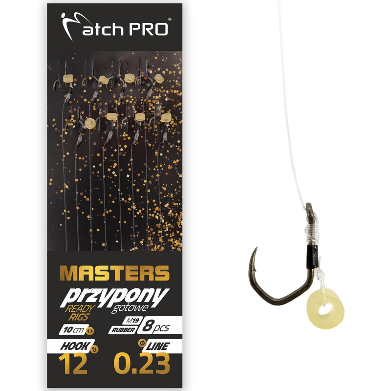 Przypony MatchPro Mf Masters Rubber Barbed M19 0,23mm 12